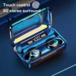 F9 Pro TWS True Wireless Bluetooth Dual Pods Earphones Compatible with All Bluetooth Devices